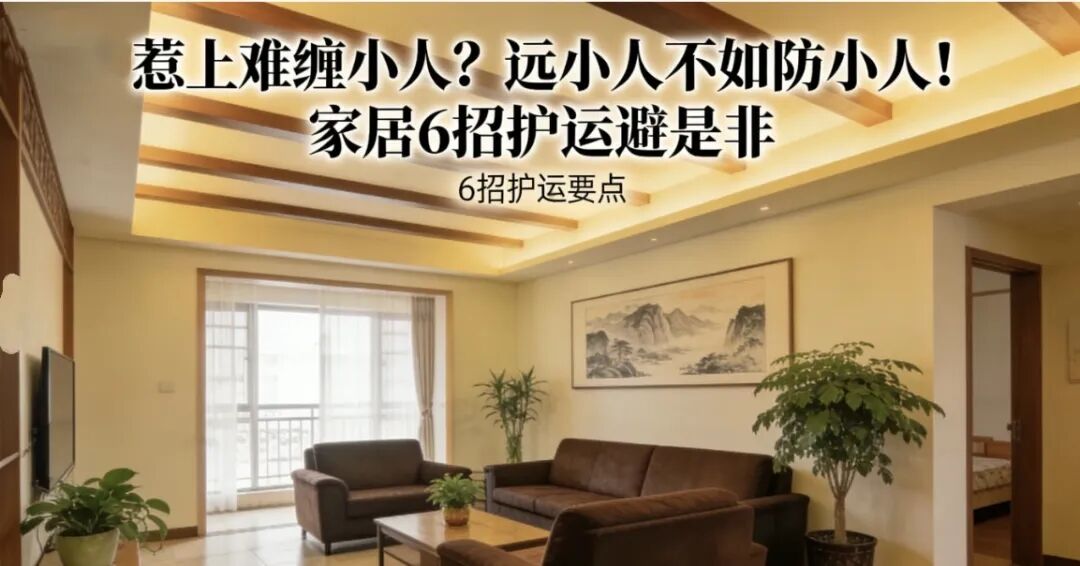 惹上难缠小人？远小人不如防小人！家居 6 招护运避是非